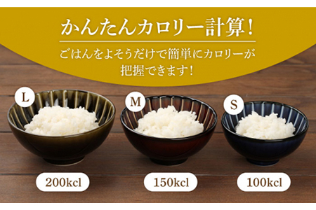 【美濃焼】ぎやまん陶 カロリー茶碗 2個セット 利休グリーン（Lサイズ）×利休グリーン（Mサイズ）【カネコ小兵製陶所】【TOKI MINOYAKI返礼品】食器 ご飯茶碗 夫婦茶碗 ボウル ペア カップル グリーン 緑 おしゃれ ギフト プレゼント 贈り物 レンジ対応 食洗機対応 送料無料 [MBD084]