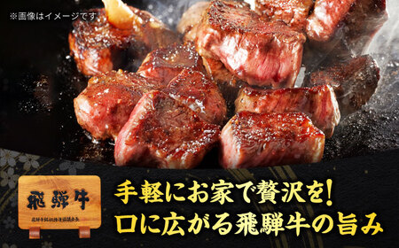飛騨牛 サイコロステーキ  500g（サーロイン使用）【マルゴー】銘柄牛 牛 ステーキ[MBE039]