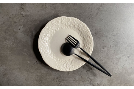 【美濃焼】Ortensia-オルテンシア- マットホワイト プレートL・プレートM・ボウルS 3点セット【Felice-フェリーチェ-藤田陶器】食器 小鉢 茶碗 パスタ皿 ケーキ皿 サラダボウル [MBX021]