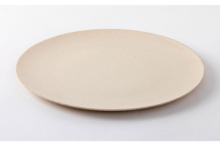 【美濃焼】グレージュ白皿大小28cmと18cm（レンジ対応/食洗器対応）【陶土う庵】皿 ワンプレート ランチ プレート 美濃焼 食器 ソーサー お皿 中皿 さら おしゃれ プレート 中皿 ケーキ皿 国産 日本製 国内産 シンプル モダン カフェ レストラン 送料無料（3228-0106） [MBY063]