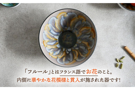 【美濃焼】ボウル 3サイズセット フルール 貫入 パープル【EAST table】 [MBS037]