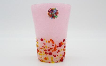 ＜琉球ガラス＞ 泡つぶつぶ ビアグラス 2種×各1個 セット