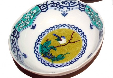 4.7号小鉢揃 染付間取吉田屋 小鉢