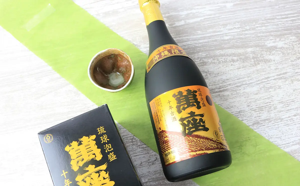 「萬座」10年古酒40度（720ml×6本） 