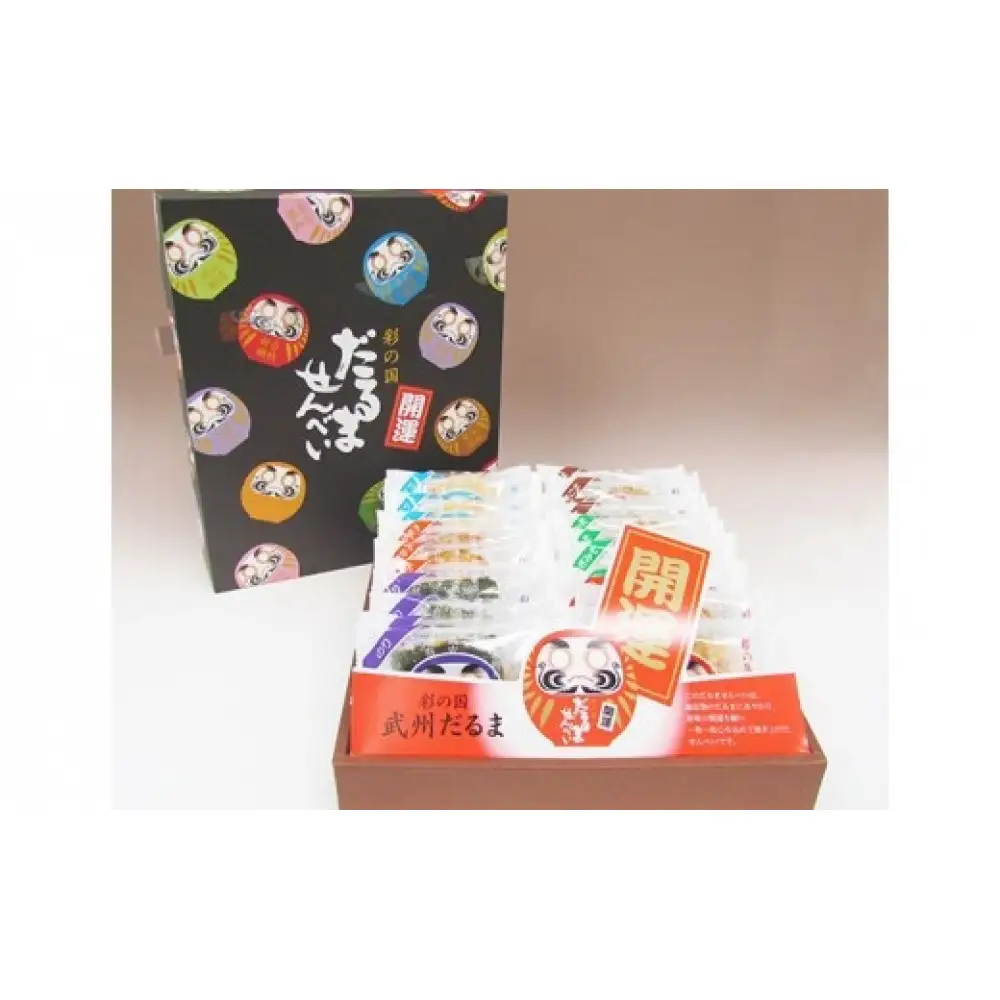 彩の国　だるませんべい1箱　【11100-0008】