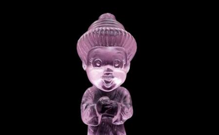 『現代の名工』宮国次男作　琉球ガラス＜恩納ナビー＞瑠璃