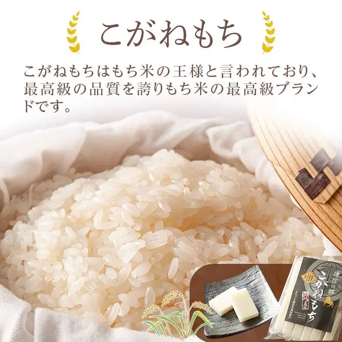 もちごめ最高峰使用☆杵つき新潟産こがね餅（570g×2袋）