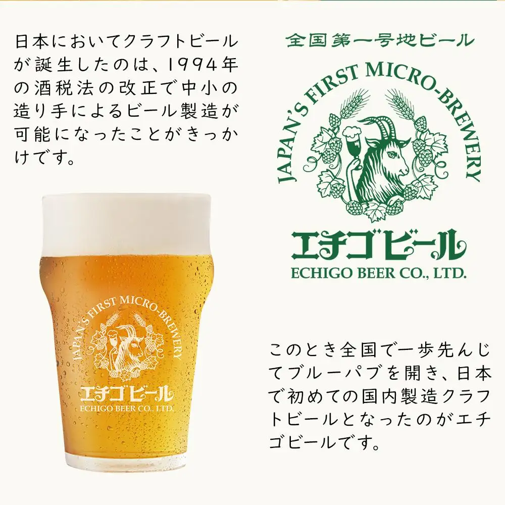 エチゴビール　350ml×12本入り｜新潟　新潟県　地ビール　ご当地　ビール　エール　越後ビール　エチゴビール