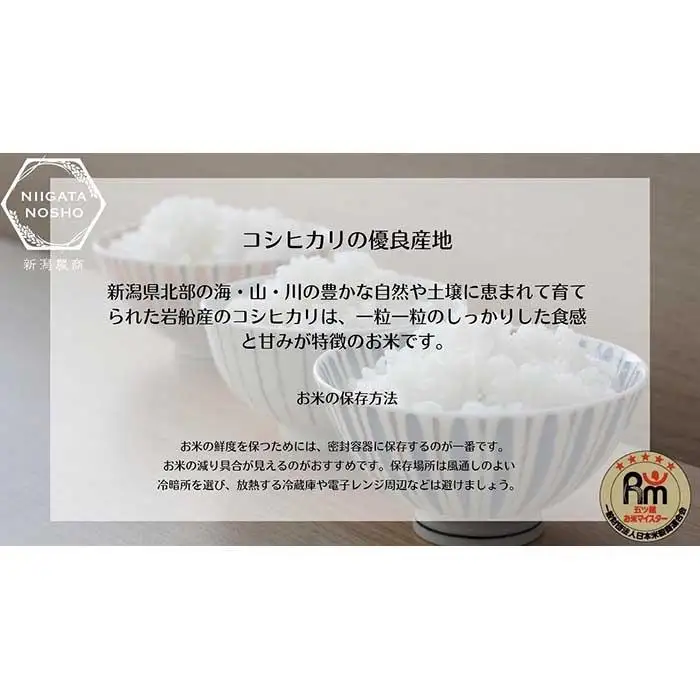 新潟県岩船産コシヒカリ　5kg