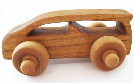 とんぼ工房手作り「木のミニカー3台セット」 [0329]
