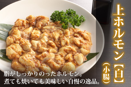 牛上ホルモン（白）（500ｇ×1袋）| ホルモン 六間星山  焼肉