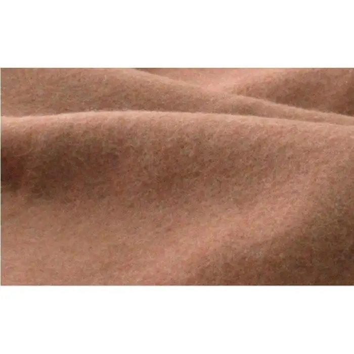 厳しい自然が生んだ暖かさ　キャメル100%（毛羽部分）毛布　シングル（140×200cm）CA-20S