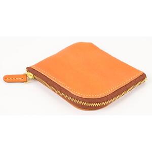 栃木レザー使用｜やわらか本革Lジップミニ財布｜Lzip wallet small 02｜キャメル｜minca（全7色）