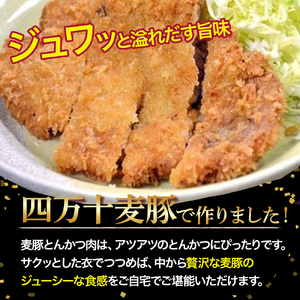 農林水産大臣賞獲得の「四万十ポーク」平野協同畜産の「麦豚」ロースとんかつ＆しゃぶしゃぶセット1.1kg 豚カツ 国産 お肉  ポーク 冷蔵 ／Ahc-03