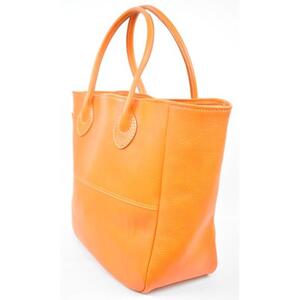 栃木レザー使用｜ソフトな手触り 本革 A4も入る大容量 本革トートバッグ｜Tote bag 03 L｜キャメル｜minca（全6色）