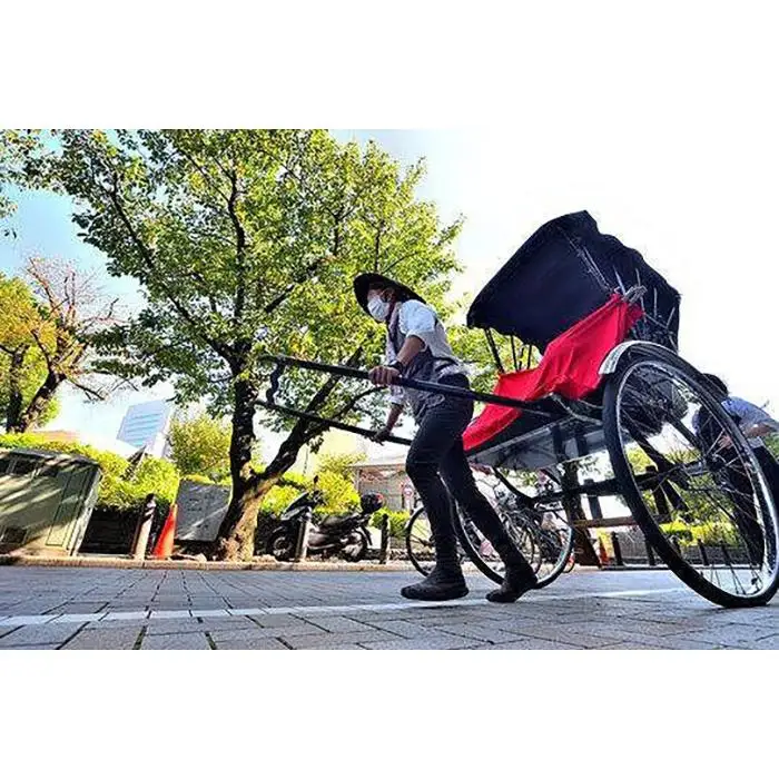 人力車で巡る究極SDGｓ 歴史あふれる金沢観光 60分貸切コース利用券 ☆ふるさと納税プラン☆ 【2名様分乗車チケット】