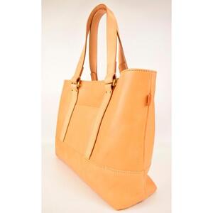 【全6色】栃木レザーのトートバッグ A4サイズ パソコン 肩掛け ビジネスにもカジュアルにも/Tote bag 04/タン/minca　403【かばん ファッション 人気 おすすめ 】