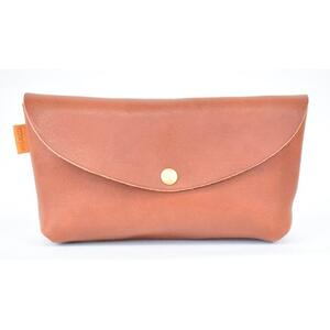 【全6色】栃木レザー ポーチ02M　小物入れ バッグの中もスッキリ 化粧ポーチ/Pouch　02/M/チョコ/minca　425【ファッション 人気 おすすめ 】