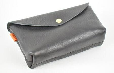 【全6色】栃木レザー ポーチ02M　小物入れ バッグの中もスッキリ 化粧ポーチ/Pouch　02/M/ブラック/minca　425【ファッション 人気 おすすめ 】