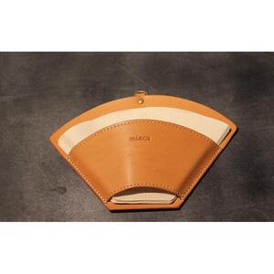 【minca】栃木レザーのカフェグッズ3アイテム5点セット 自宅、オフィス、キャンプシーンでのカフェタイムに/ブラック　678【日用品 人気 おすすめ 】
