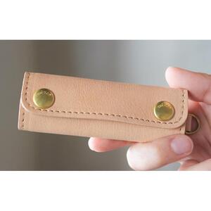 栃木レザー使用｜バッグの本革持ち手カバー 2個セット｜Handle cover｜タン｜minca（全7色）