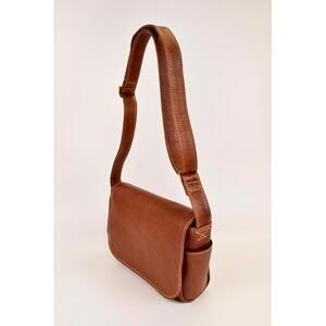 【minca】栃木レザーのショルダーバッグ01S 斜めがけ ミニサイズ ソフトな手触り/Shoulder bag 01/S/チョコ　545【かばん ファッション 人気 おすすめ 】