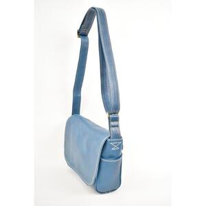 【minca】栃木レザーのショルダーバッグ01S 斜めがけ ミニサイズ ソフトな手触り/Shoulder bag 01/S/ブルー　545【かばん ファッション 人気 おすすめ 】