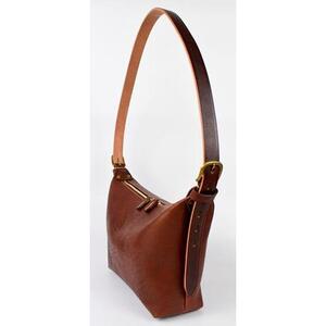 【minca】】栃木レザーのショルダーバッグ02M 斜めがけ コンパクトサイズ/Shoulder bag 02M/チョコ　533【かばん ファッション 人気 おすすめ 】