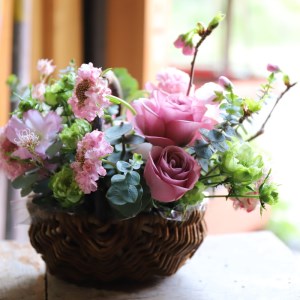 No.1339-1 【季節の花】生花アレンジおまかせ