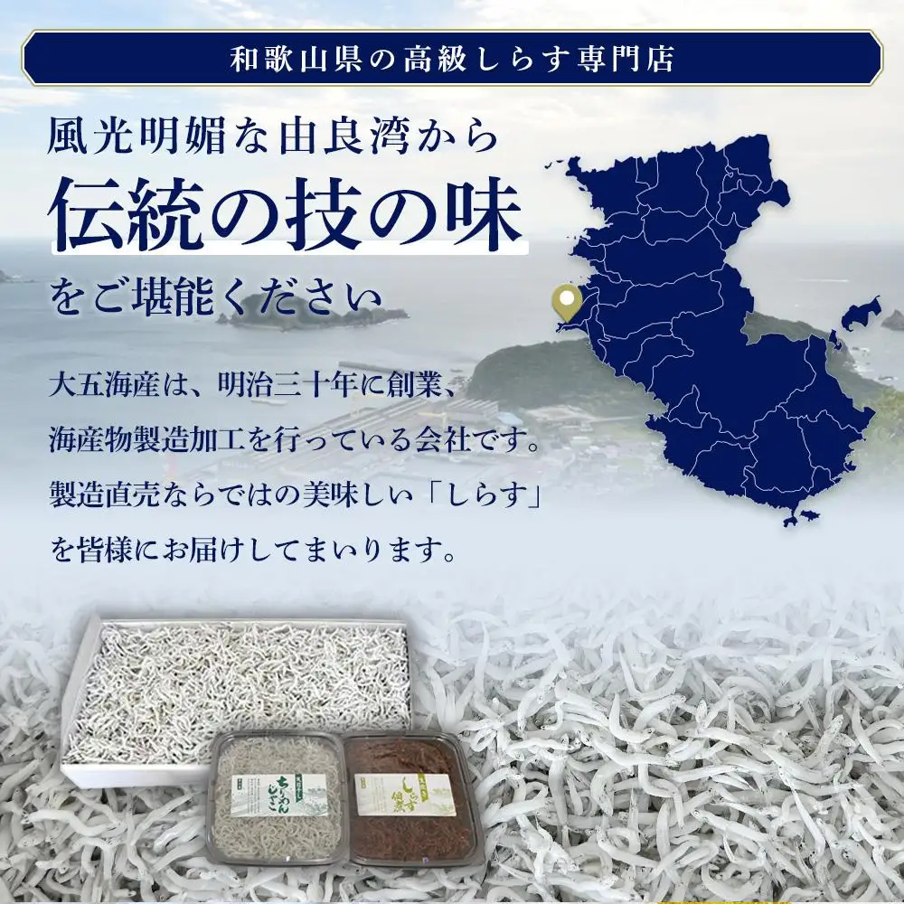 しらす・ちりめん・佃煮3色セット「黒潮」 kuroshio［DN14］