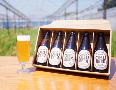 巨峰を使ったすっきりな味わいのクラフトビールOBUBEER【巨峰】 5本セット // ビール ビールセット