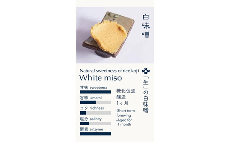 井上味噌醤油 白味噌600ｇ 【三ツ星シェフ愛用】　　鳴門　老舗　味噌　井上味噌　セット　敬老の日　お歳暮　味噌　味噌　味噌