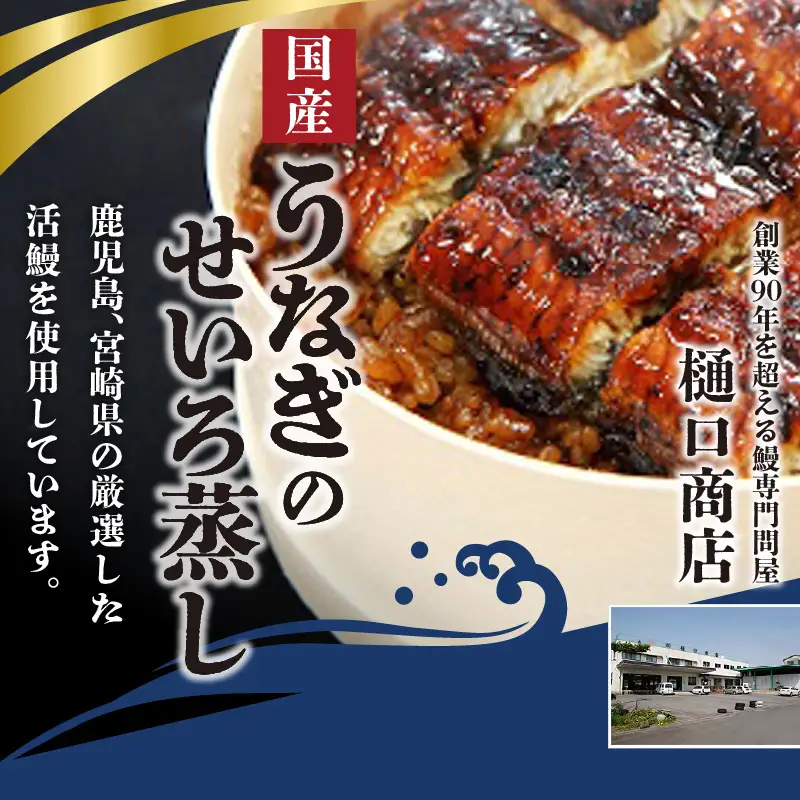 うなぎのせいろ蒸し（2個セット）_期間限定 国産 うなぎ せいろ蒸し 2個 セット 蒲焼 電子レンジ対応 お手軽 レンチン 鰻専門問屋 樋口商店 真空パック 冷凍 お取り寄せ グルメ ギフト 時短 調理済み お土産 手土産 福岡 九州 久留米 筑後 送料無料 〔Cu101〕