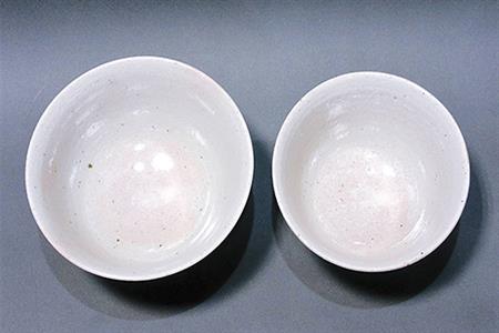 唐津焼 絵唐津夫婦飯碗(からすうり) お祝い 結婚 ペア 茶碗 ギフト