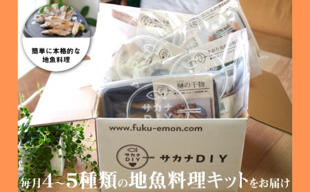 【定期便3回】 サカナDIY 定期便 冷凍 2人前 鮮魚 CX