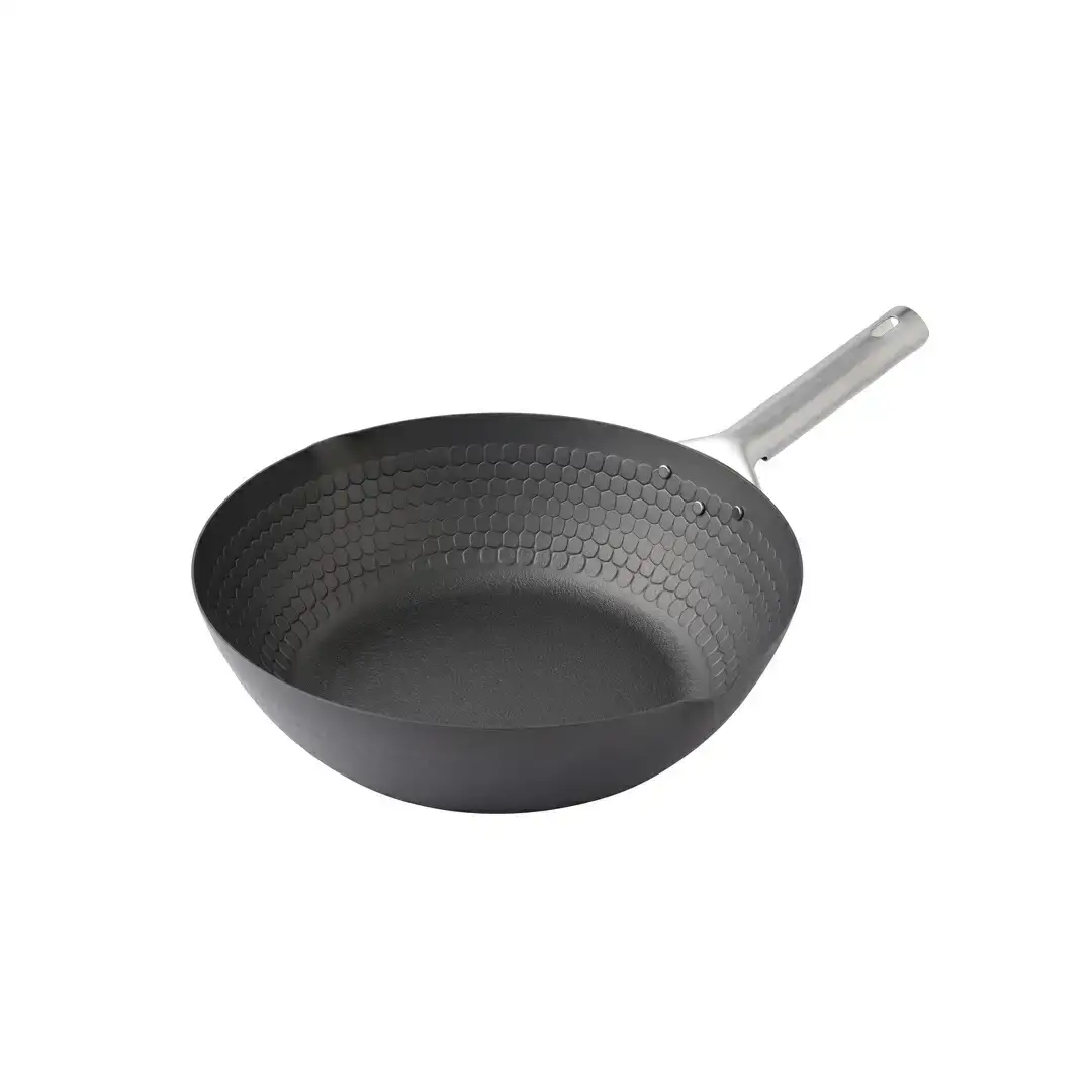 eN I中華 炒め鍋 28cm 蒸し器セット 中華鍋 蒸し器 スチーマー キッチン用品 調理器具 蒸し器