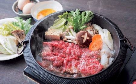 しまね和牛　肩ロース　スライス400g【しまね和牛 肩ロース すき焼き とろける やわらかい 霜降り きめ細かい 肉 牛肉 和牛 ギフト 贈り物 ご自宅用 島根県 安来市】【18-FC-06】