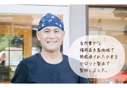 【 糸島産 小麦 使用 】 伊都 の かおり ( 中力粉 ) 5kg 《糸島》 【天然パン工房楽楽】 【いとしまごころ】 [AVC062]