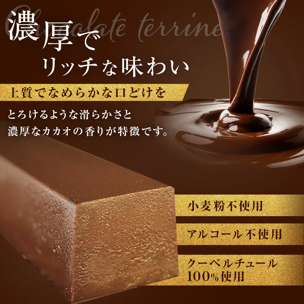 究極のデザートチョコレート【テリーヌショコラ６４％】