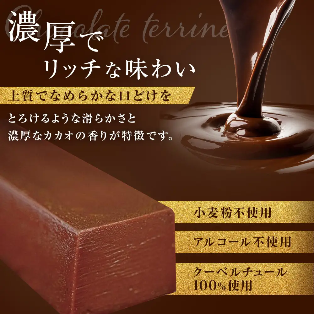 究極のデザートチョコレート【テリーヌショコラフランボワーズ】
