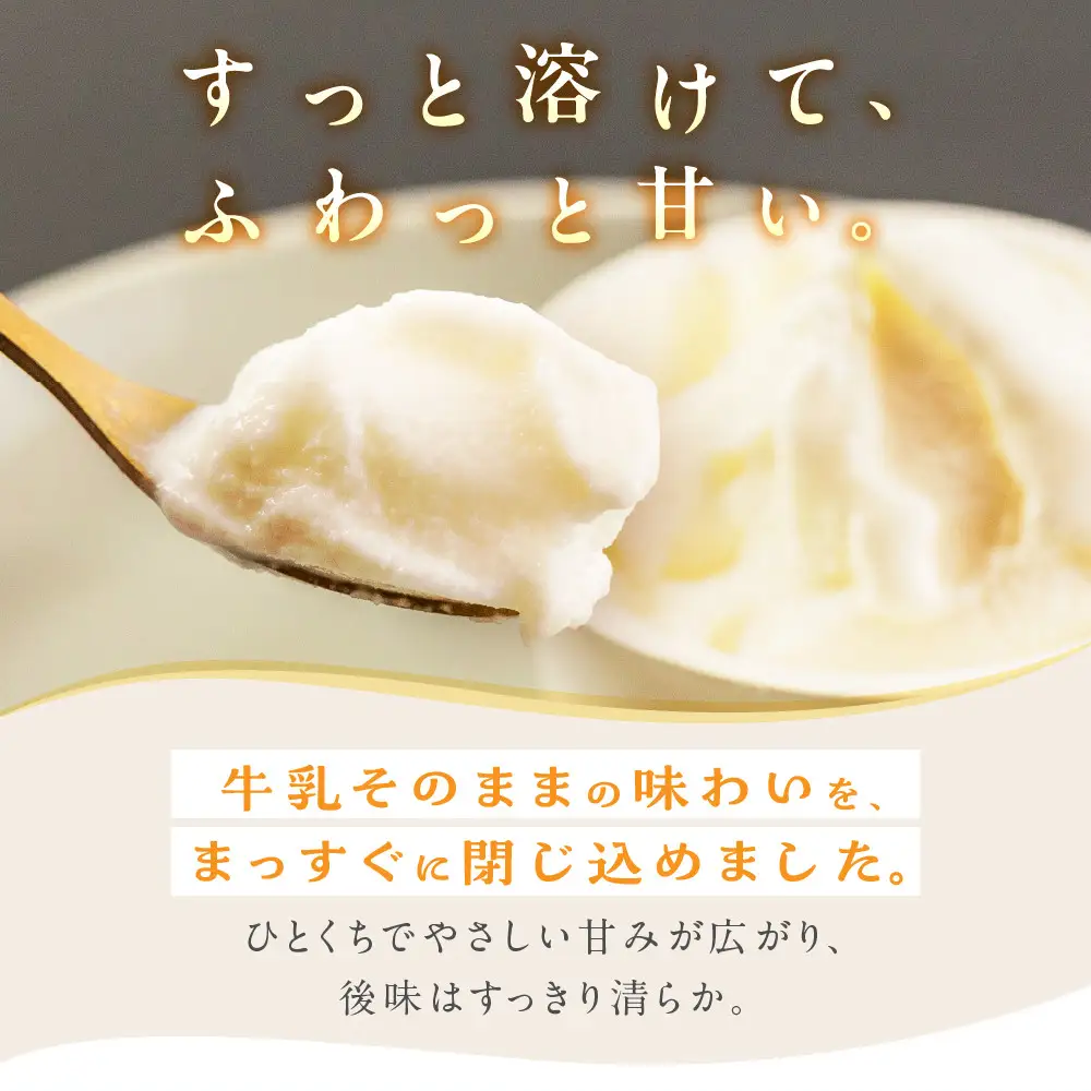 低温殺菌アデア牛乳100%のミルクアイスクリーム10個入り