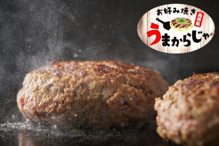 CG020 島原鉄板焼き屋の一品 うまからじゃ手捏ねハンバーグ 150g×5個