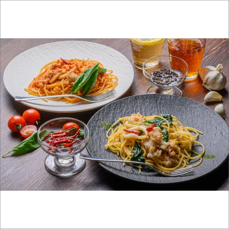 「カニ屋が作る 海のパスタソース」 トマトソース 3袋 + ペペロンチーノソース 3袋 合計6袋セット