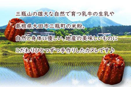 さんべの米粉カヌレ 10個［プレーン・ショコラ］【無添加 グルテンフリー 個包装 カヌレ プレーン ショコラ 母の日 ギフト】