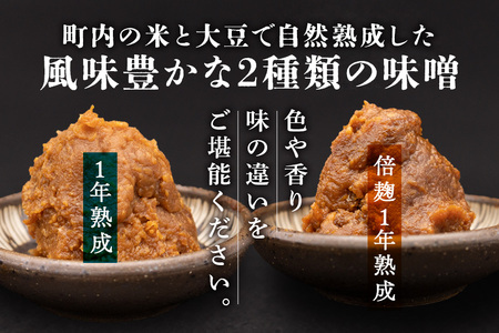 166手作りみそ「和味～やわらみ～」Bセット （700g×2種）