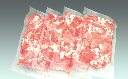 245 豚肉 小分け 3kg 切り落とし 細切れ 500g×6袋 真空パック 個包装 冷凍 浅倉ポーク 茨城県産【浅倉畜産】