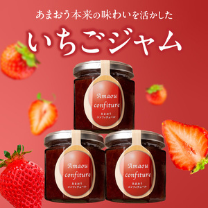 久留米産ブランドいちご　未来苺（みらいちご）ジャムセット_久留米産 未来苺 みらいちご ジャム 180g × 3個 セット あまおう いちご 甘い オリジナル 上質 果物 フルーツ 朝食 ヨーグルト パン トースト 瓶 国産 南国フルーツ株式会社 お取り寄せ グルメ 福岡県 久留米市 送料無料 〔Ca007〕