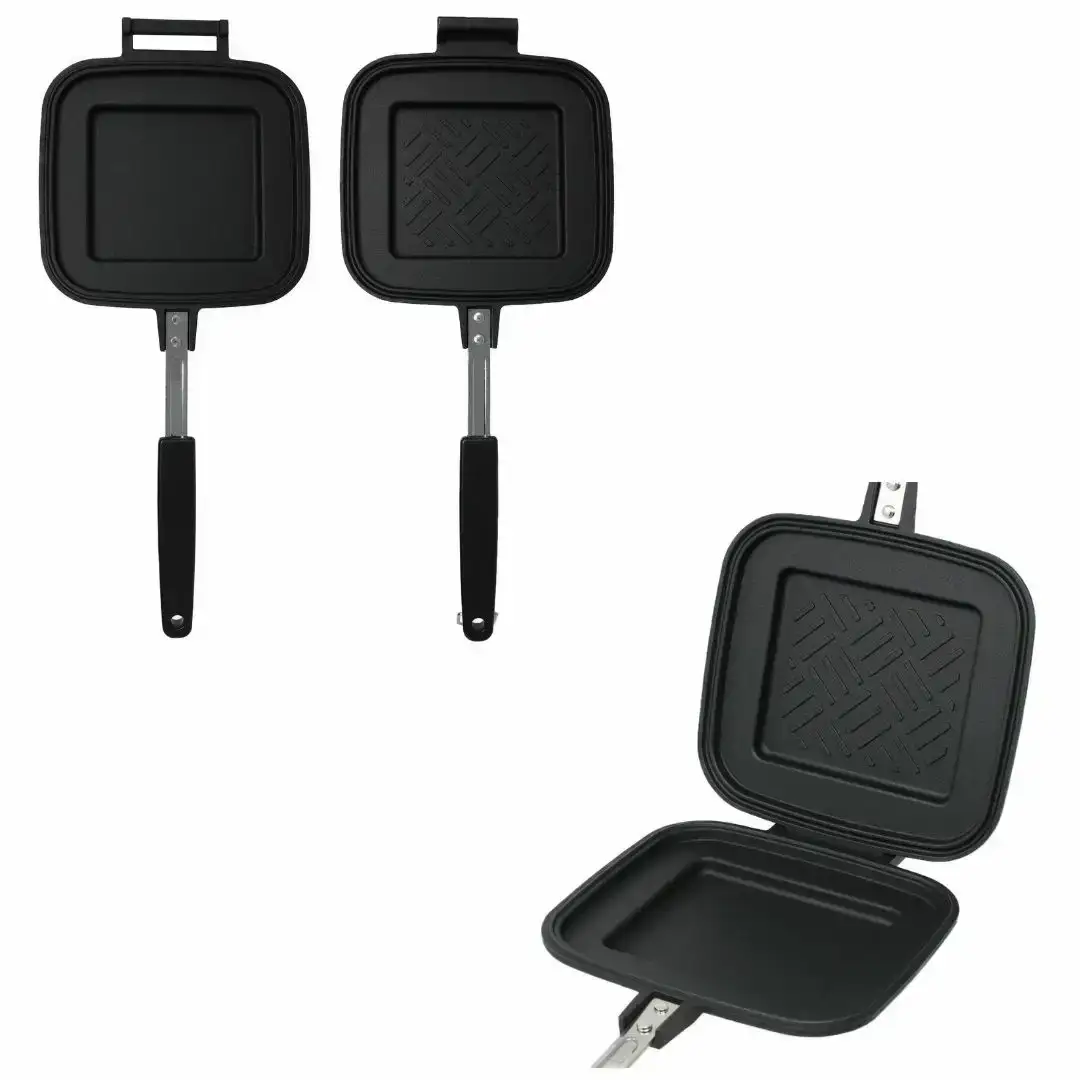 [KAKURI] ホットサンドクッカー キャンプ用品 アウトドア用品 調理器具 ホットサンドメーカー