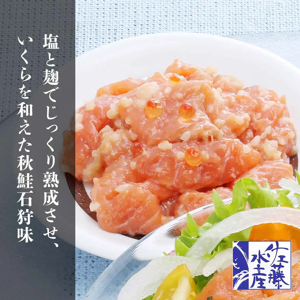 佐藤水産 潮彩セットB(サーモンオリーブ・石狩味・いくら醤油漬)