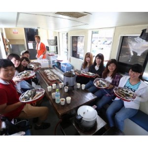 体験フィッシングと船上BBQ「釣りベキュー」